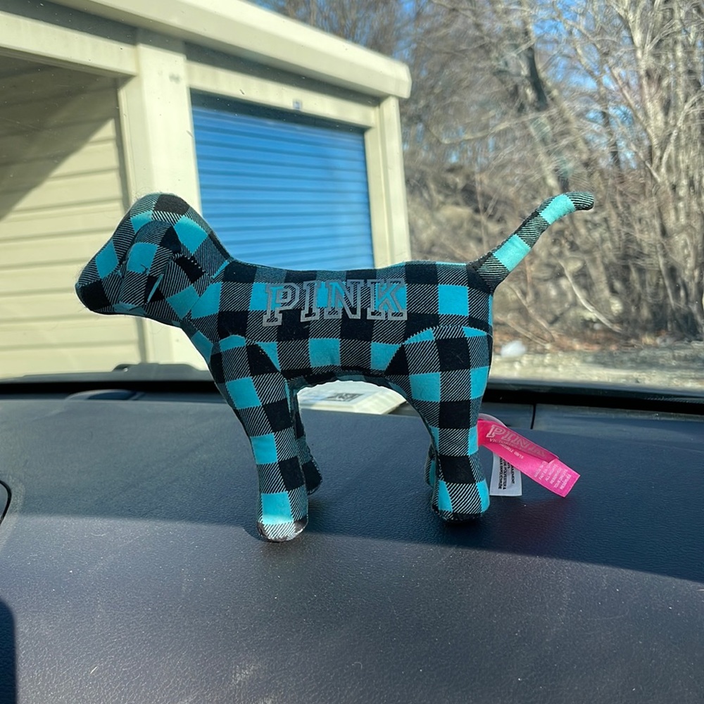 RARE vs pink dog blue plaid figure